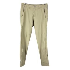 Lululemon Commission Pant Slim Warpstreme Tofino Sand Men's Size 30 x 31 EUC
